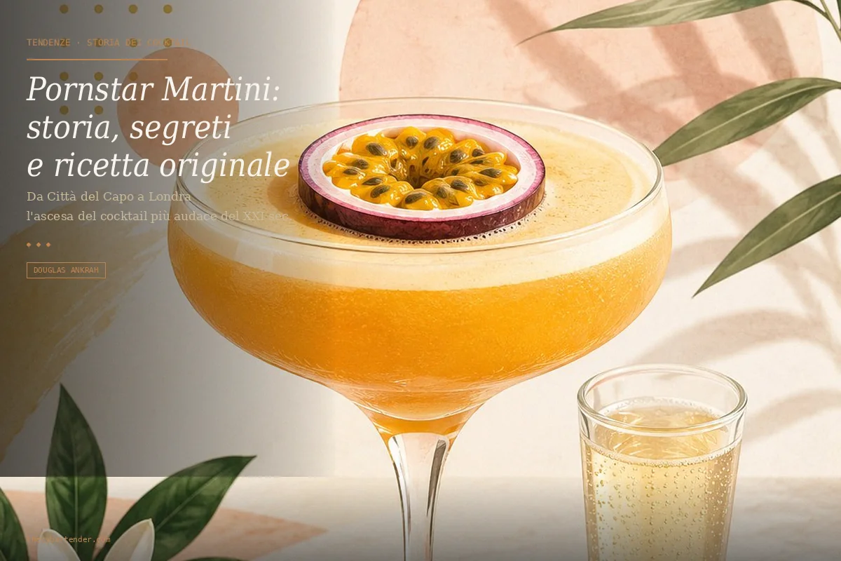 pornstar martini ricetta originale - storia e segreti del cocktail più famoso | thecybartender.com