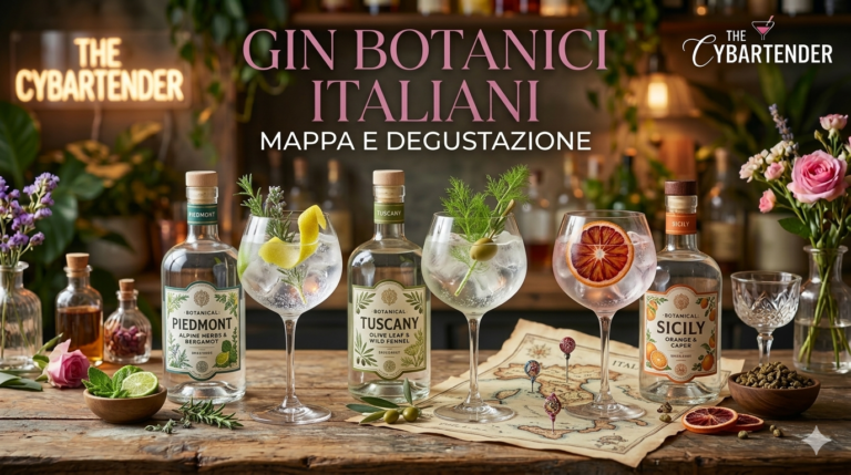 Gin botanici italiani: mappa e degustazione.