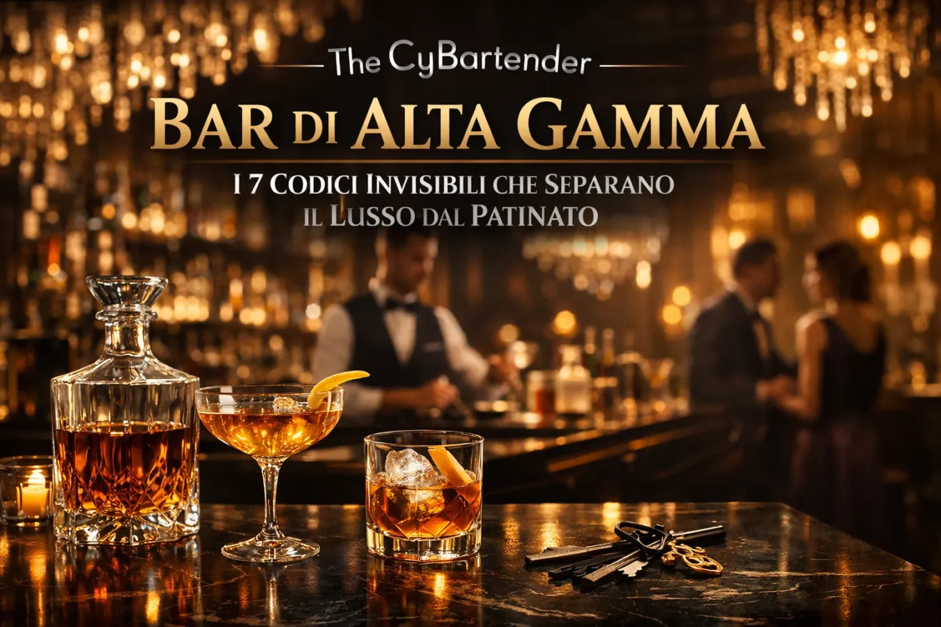 Bar di Alta Gamma: i 7 Codici Invisibili che Separano il Lusso dal Patinato
